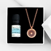 Anavia Dream Catcher Aromaterapijski Uljni Difuzor Kristalna Ogrlica Esencijalno Ulje Poklon Set-Ogrlica