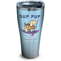 Puppie Love Sup Pup Oz čaša od nerđajućeg čelika sa poklopcem