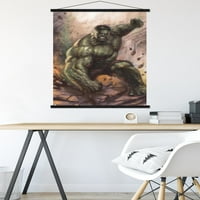 Marvel Comics - Hulk - besmrtni Hulk zidni poster sa drvenim magnetskim okvirom, 22.375 34