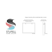 Stupell Industries neustrašive motivacijske riječi fraza Dugina kaligrafija lista grafička Umjetnost siva