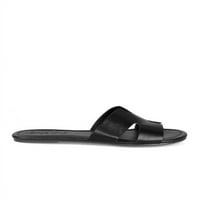 ShoeLala ženska slajd sandala u crnoj boji
