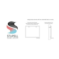 Stupell Industries rustikalni bizon oblik siluete šumsko drveće uzorak grafička Umjetnička galerija umotana