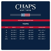 Chapps muške dugih rukava održiva majica za jednostavnu njegu - sazira XS do 4xb