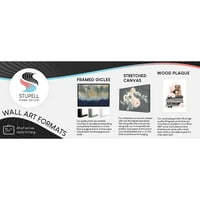 Stupell Industries Bold kaleidoskopski Kit Narwhal tipovi morskih životnih Tabela, 30, dizajn MB Cunningham