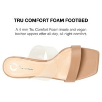 Kolekcija Journee Womens July Tru Comfort Foam Open TOE Pumpe s niskim potpeticama
