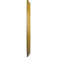 Ekena Millwork 1 8 od 5 8 P Marseille plafon medaljon, Ručno obojene iridescentno zlato