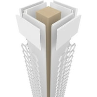 Ekena Millwork 8 W 10'H Craftsman Classic Square non-konus Westmore Fretwork kolona W Standard Capital &